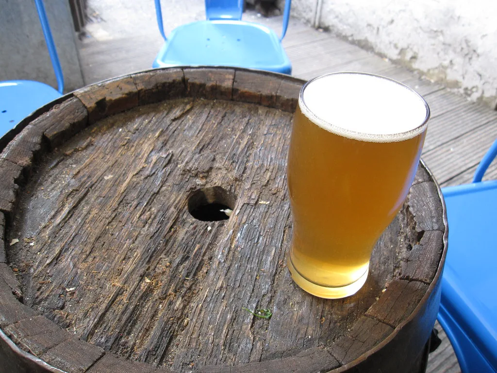 A glass of Anarchy Brew Co's Citra Star ale.