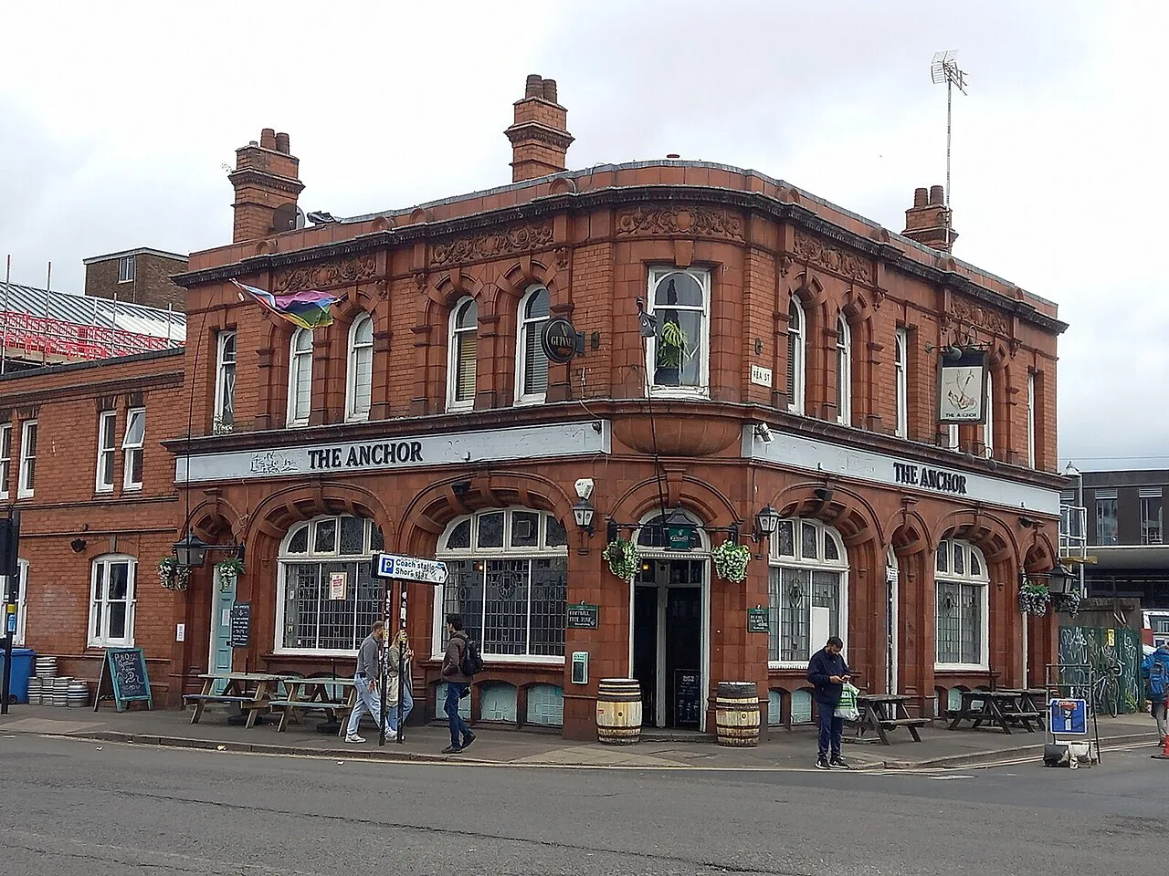 The Anchor public house in Digbeth, Birmingham.