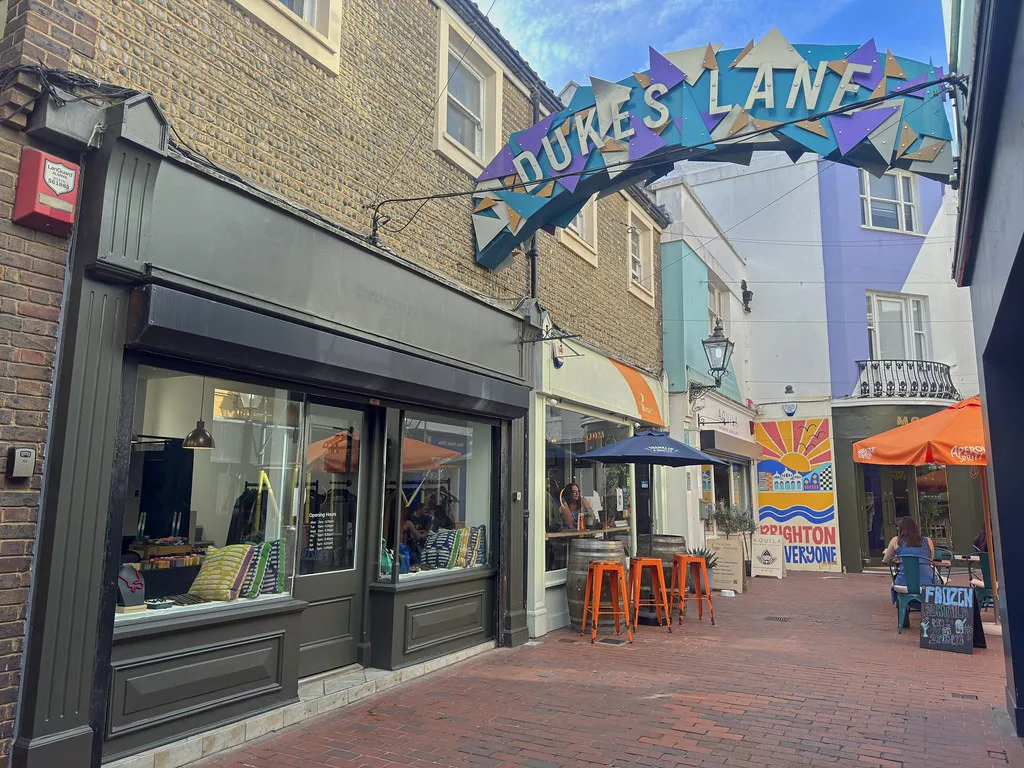 Duke's Lane in The Lanes, Brighton.