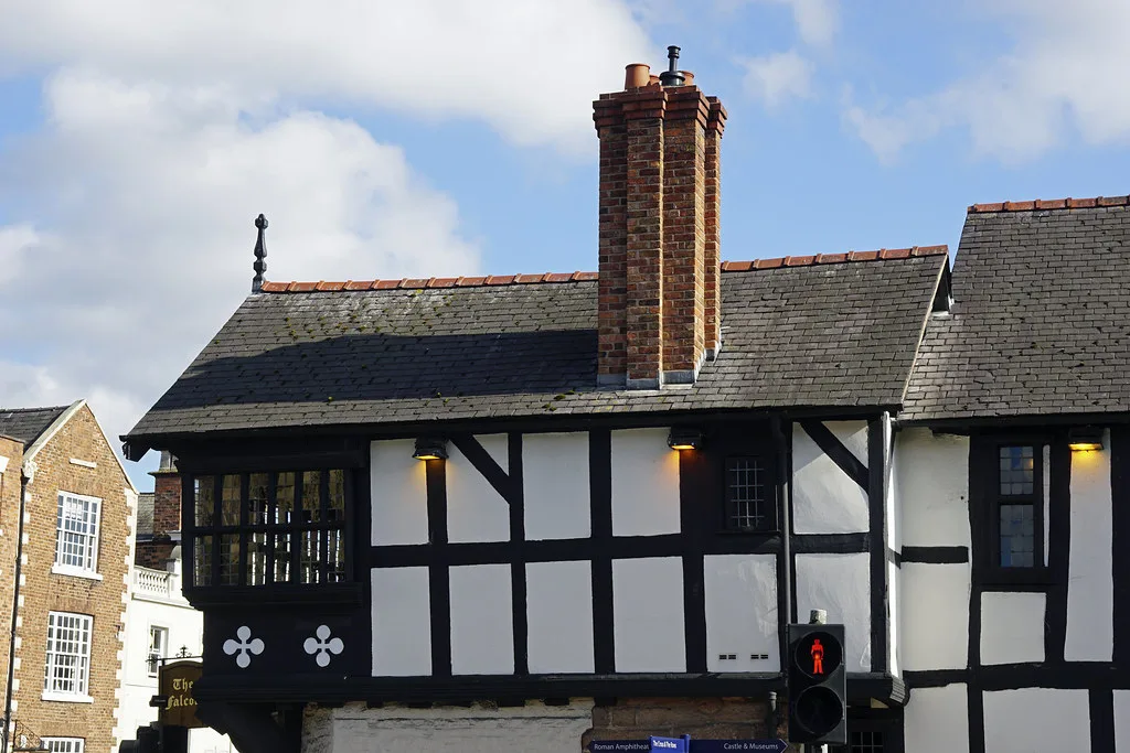 The Falcon pub on Lower Bridge Street, Chester.
