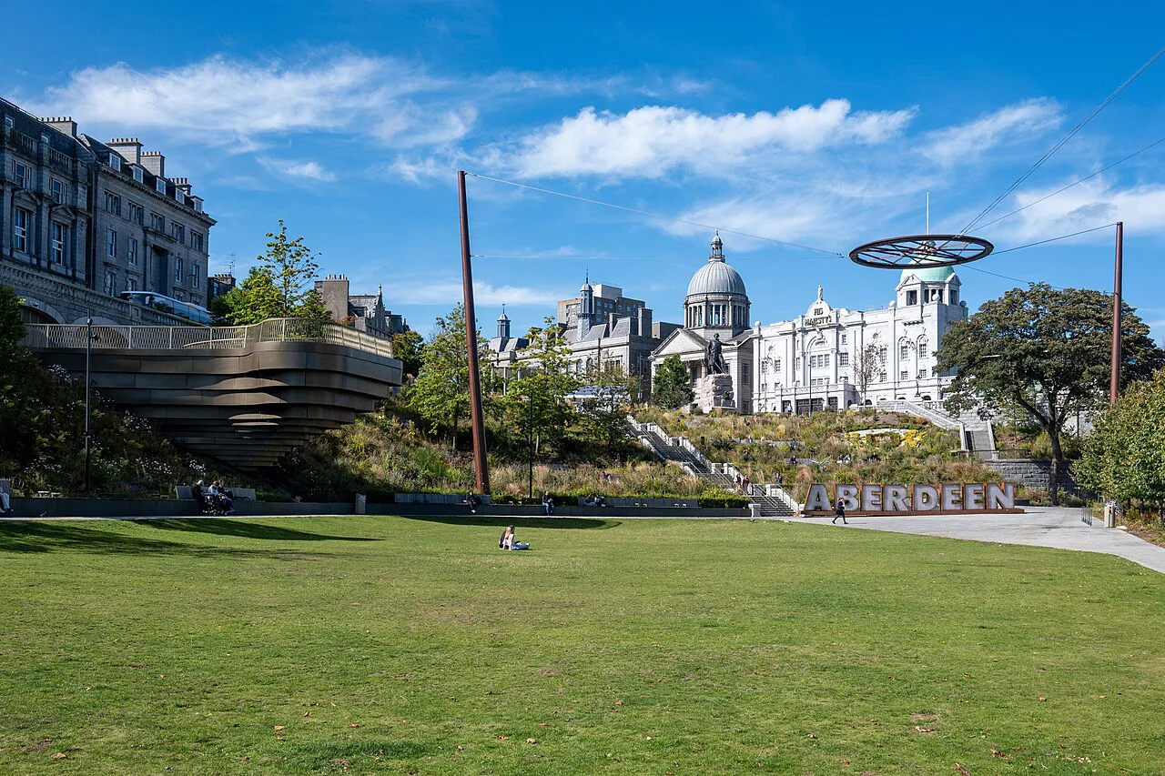 Union Terrace Gardens in Aberdeen city centre.