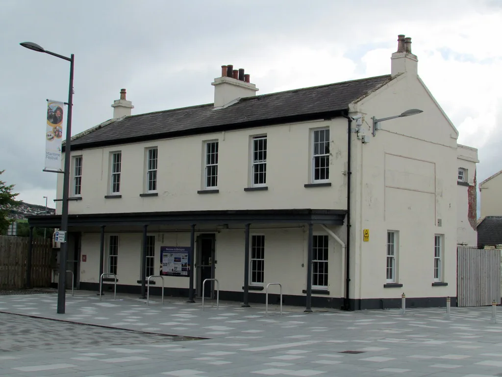 The former Ebrington Barracks on Ebrington Square, Derry.