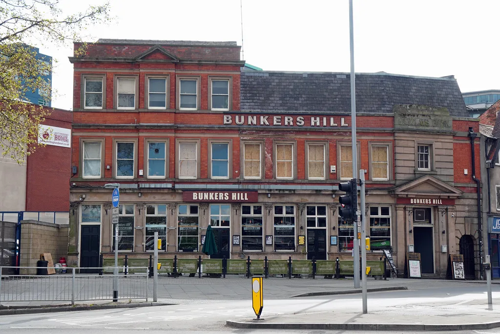 The Bunkers Hill pub in Hockley, Nottingham.