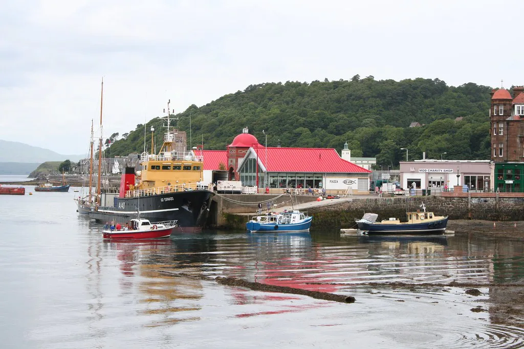 Boats at the North Pier, Oban.