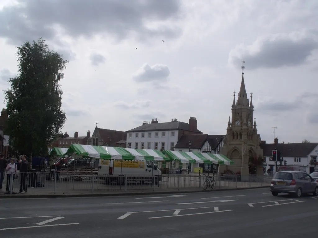 The American Fountain in Market Place, Stratford-upon-Avon.