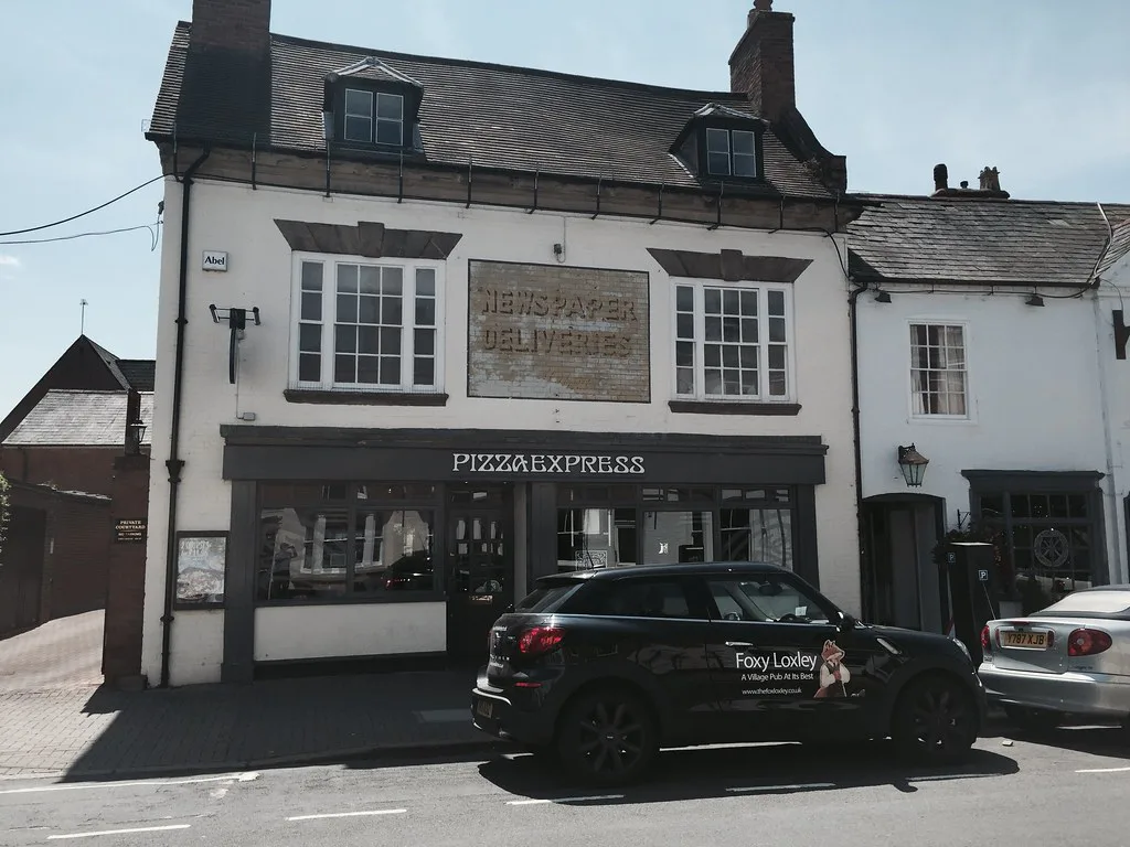 5 Ely Street, Stratford-upon-Avon, now a Pizza Express.