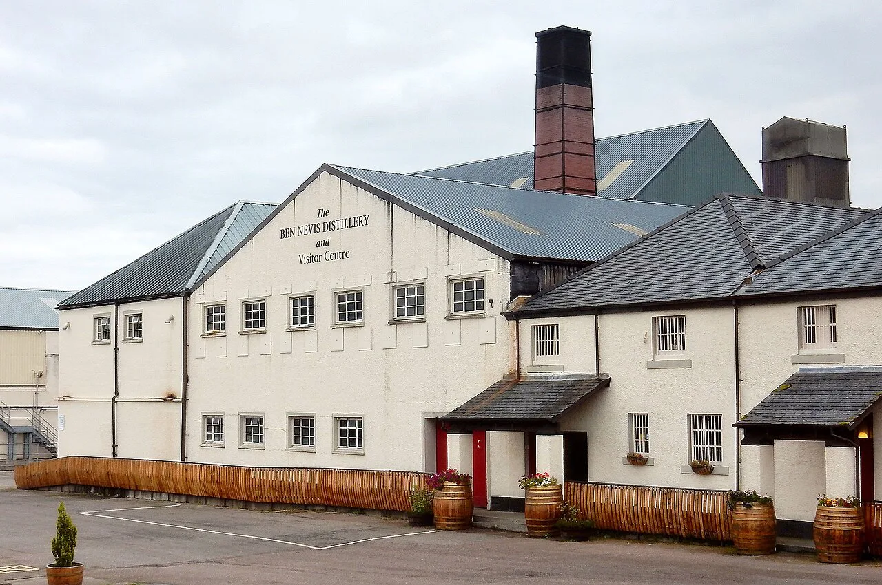 Ben Nevis Distillery buildings at Fort William.