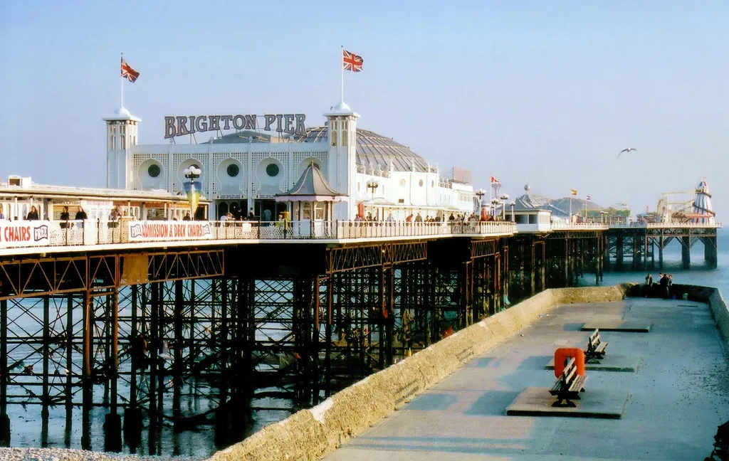 Brighton Palace Pier on the seafront.