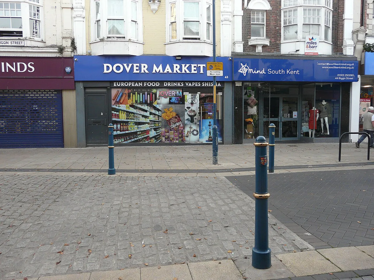 Dover Market at 43 Biggin Street, Dover.