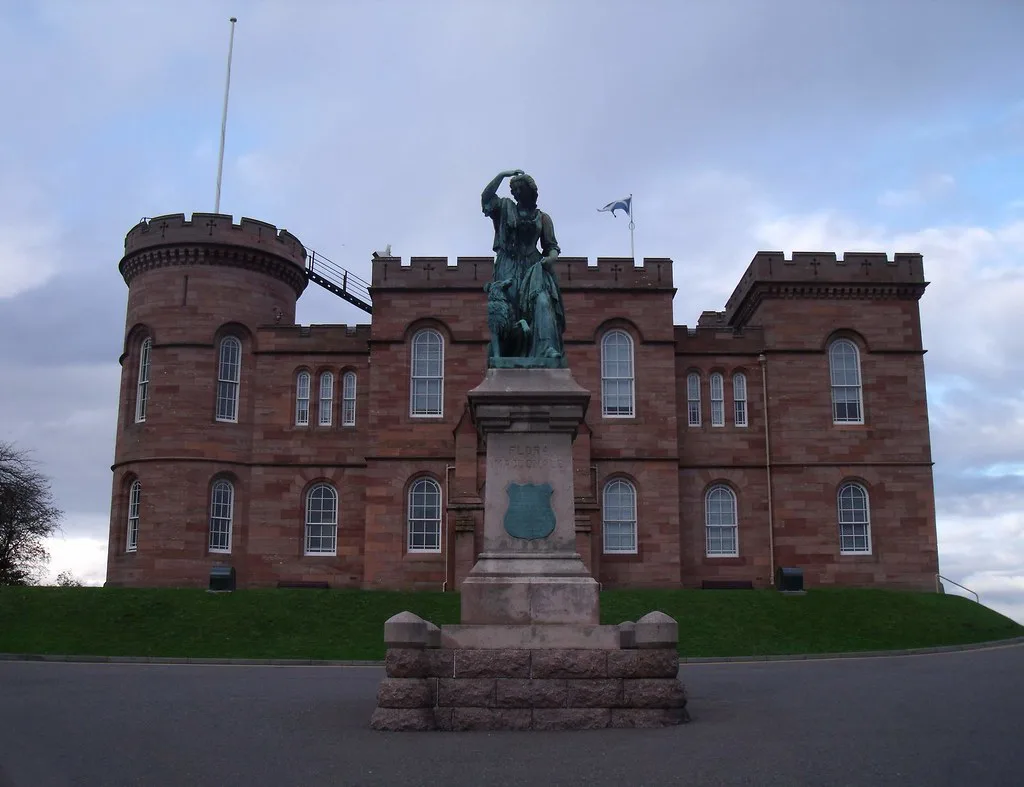 Inverness Castle seen from Castle Brae.