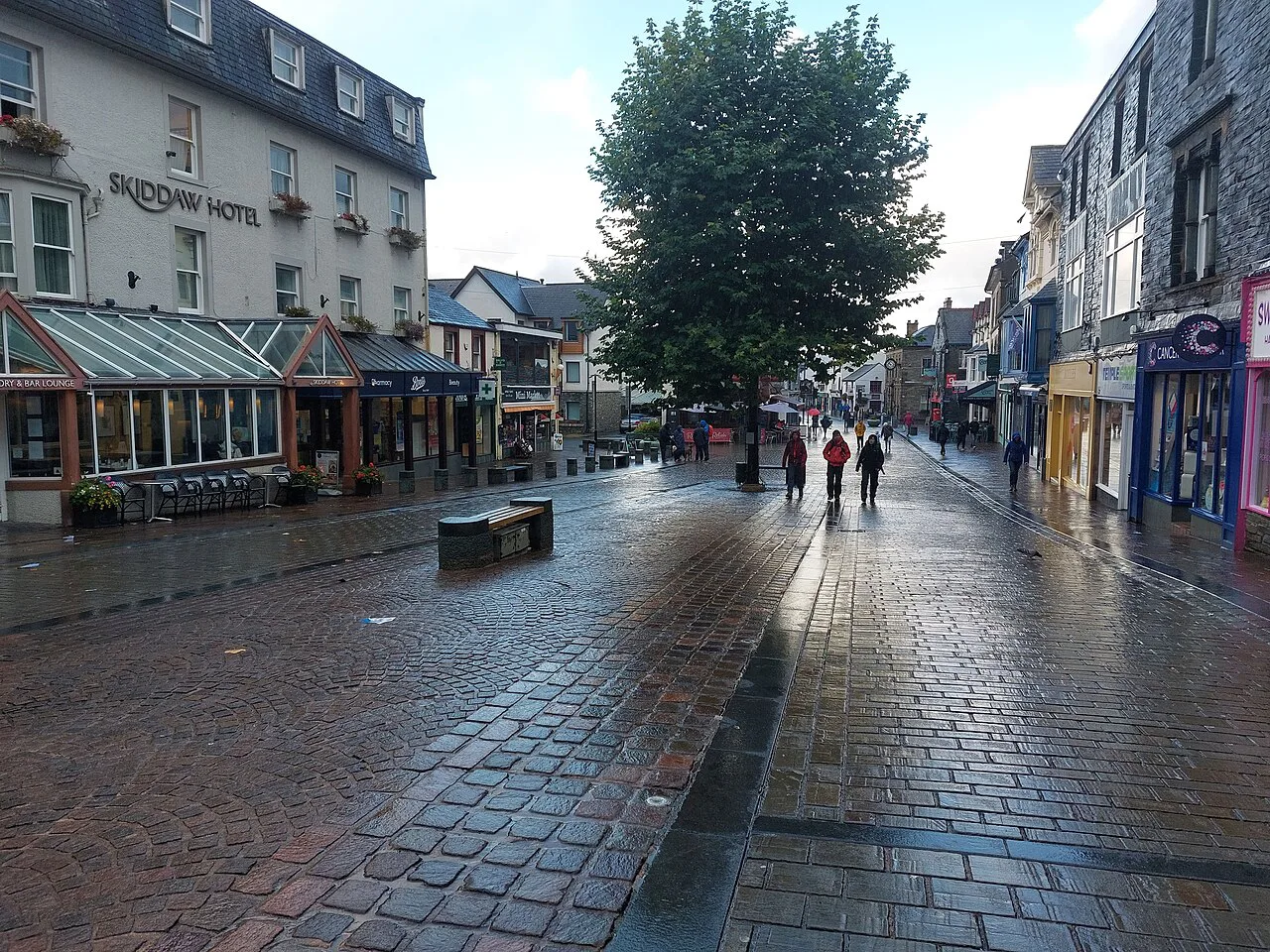 Main Street in the centre of Keswick.