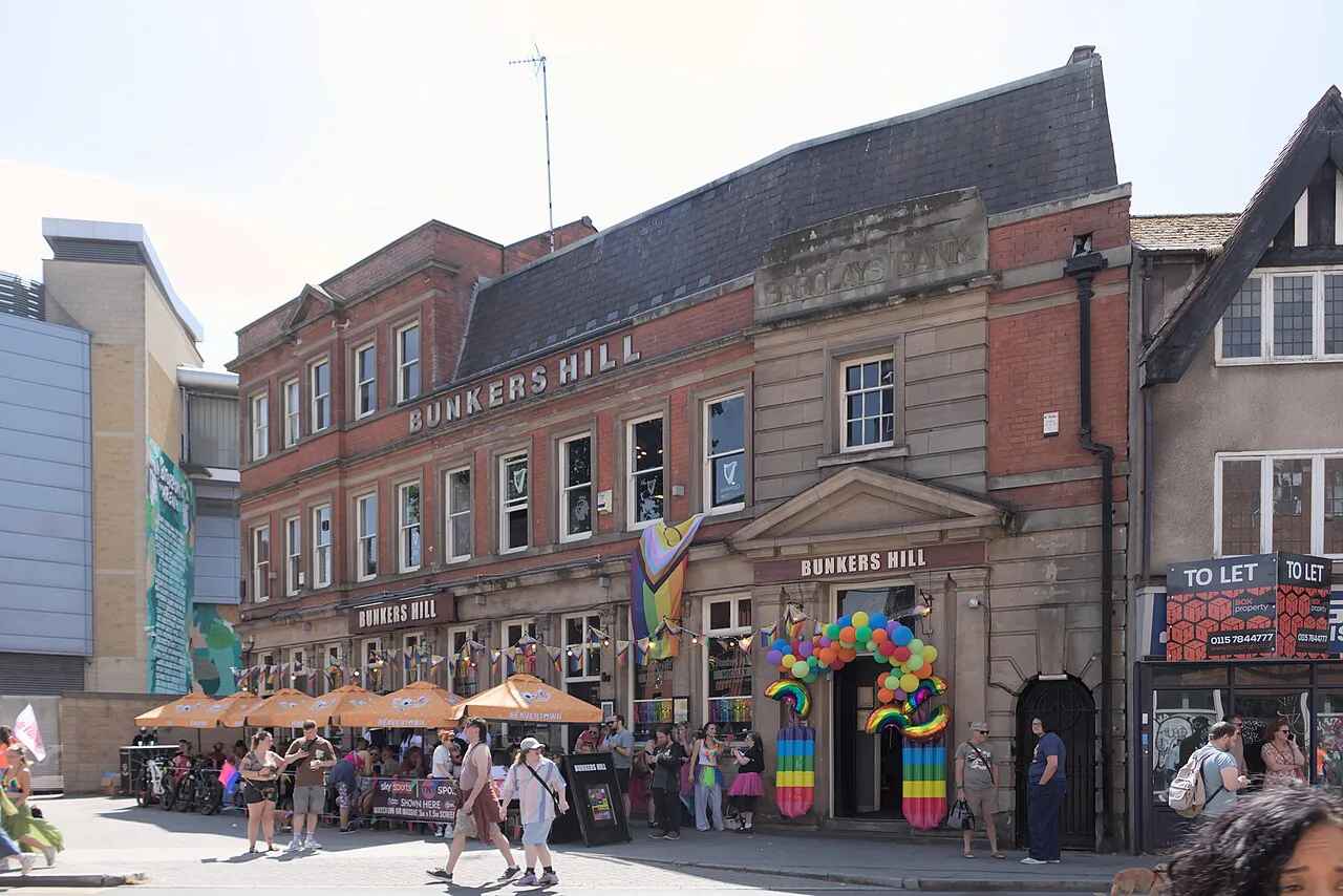 The Bunkers Hill pub in Nottingham.