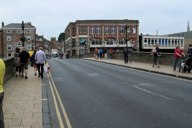 Ouse Bridge in the centre of York.