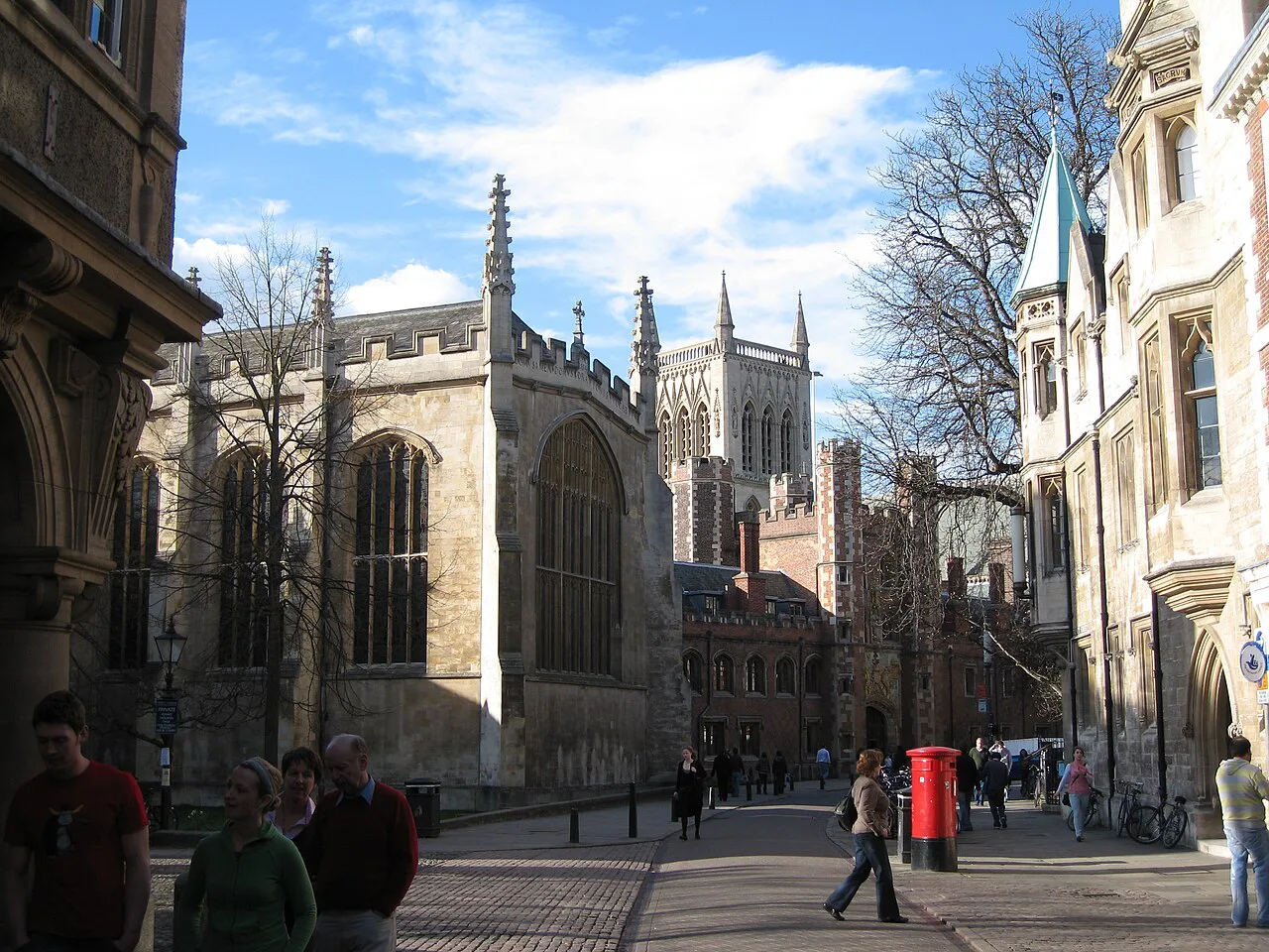 Trinity Street, Cambridge, looking towards St John's College.