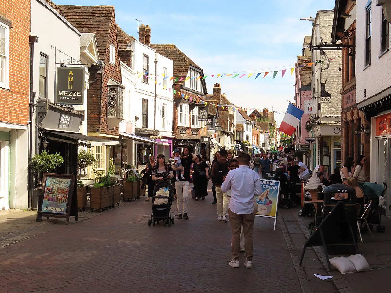 St Peter's Street in Canterbury.