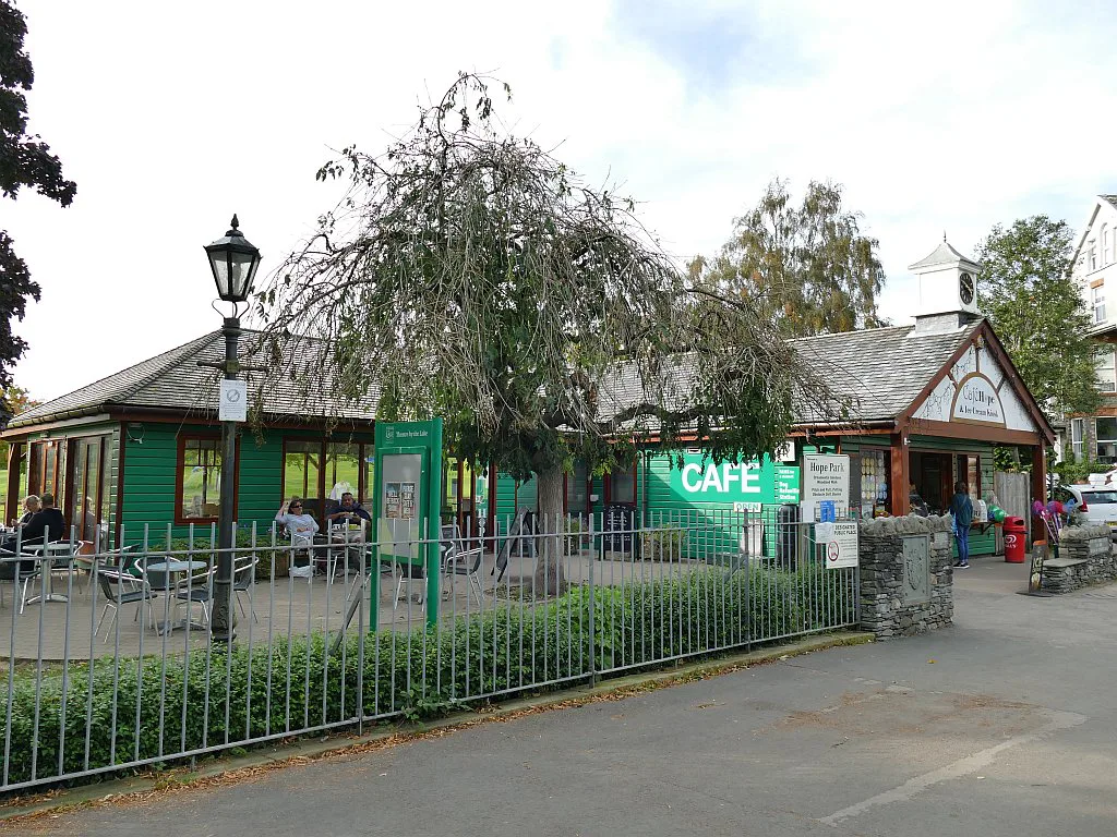 The café in Hope Park, Keswick.