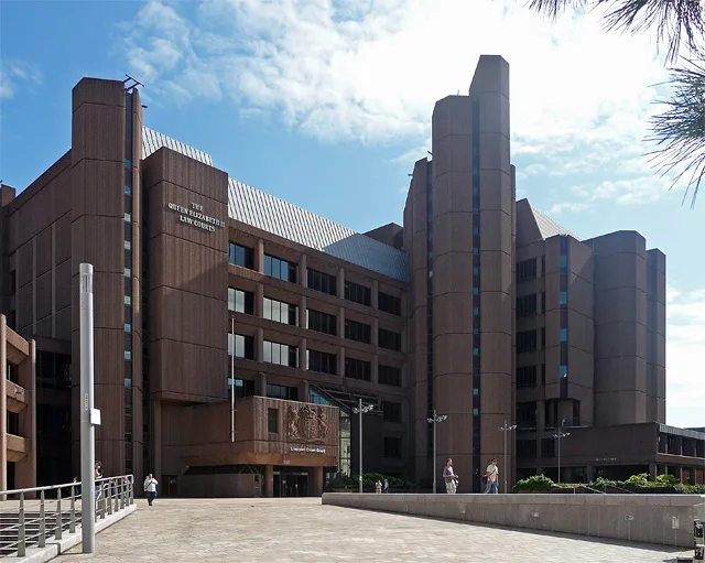 The Queen Elizabeth II Law Courts on Derby Square, Liverpool.