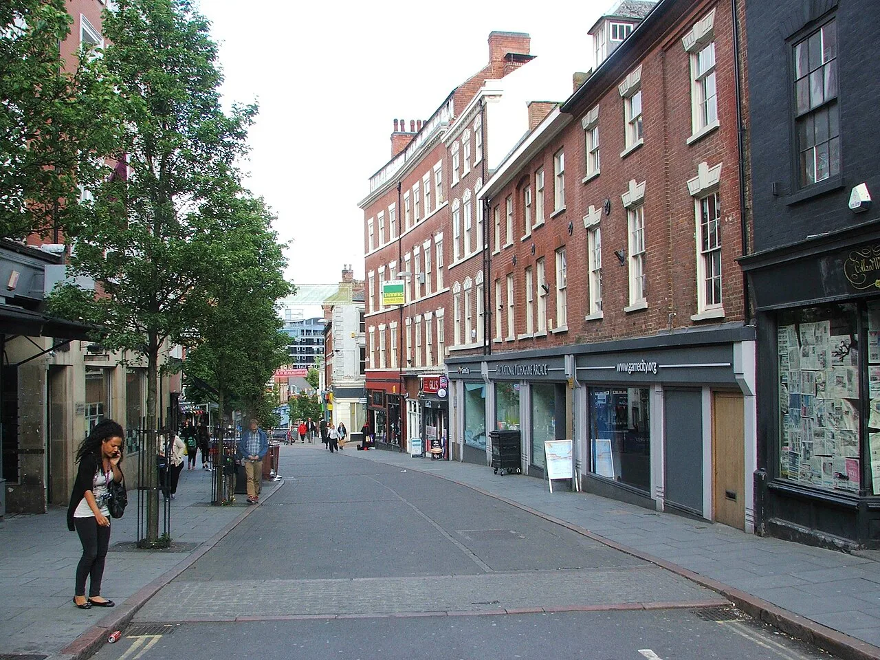 Carlton Street in Nottingham.