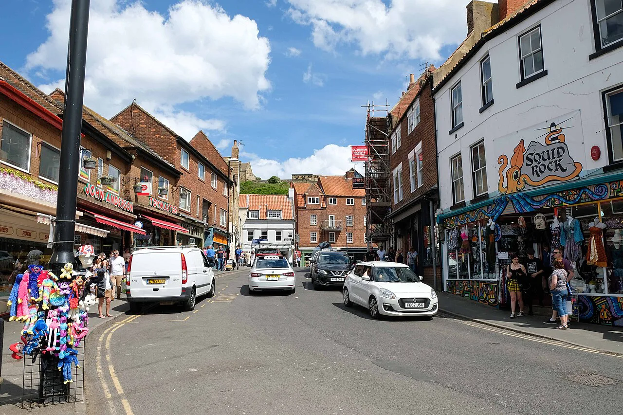 Shops on Bridge Street, Whitby.
