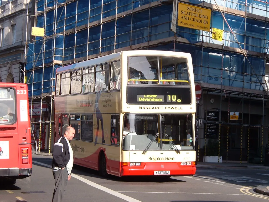Buses on North Street, Brighton.
