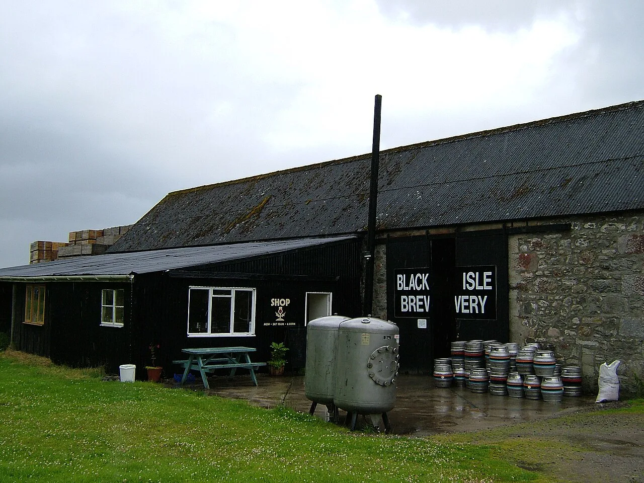 The Black Isle Brewery building north of Inverness.