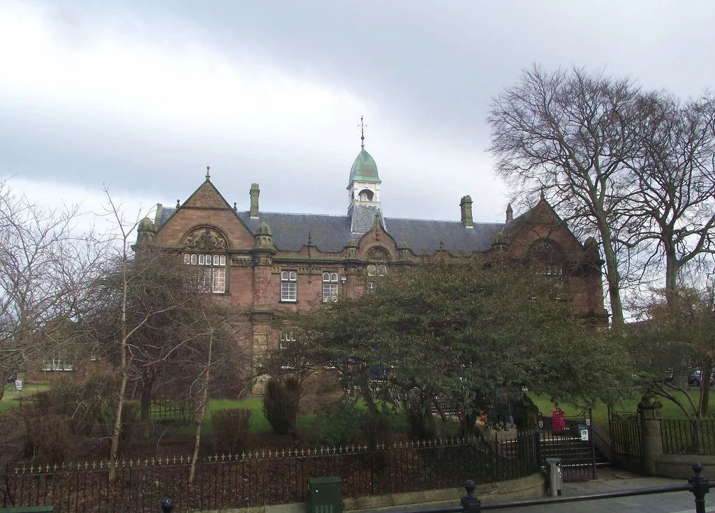 The former Inverness Royal Academy building in Midmills, Inverness.