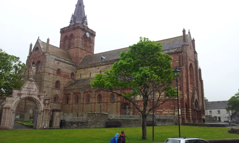 St Magnus Cathedral in Kirkwall.