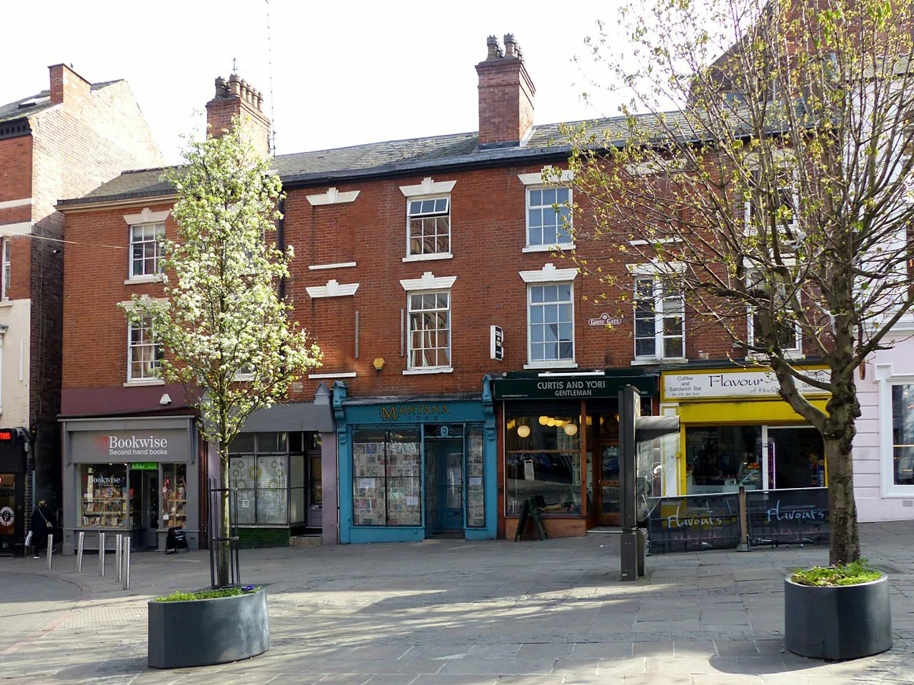 Shops at 2-10 Goose Gate, Nottingham.