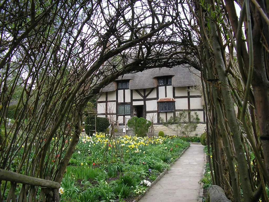 Anne Hathaway's Cottage in Stratford-upon-Avon.