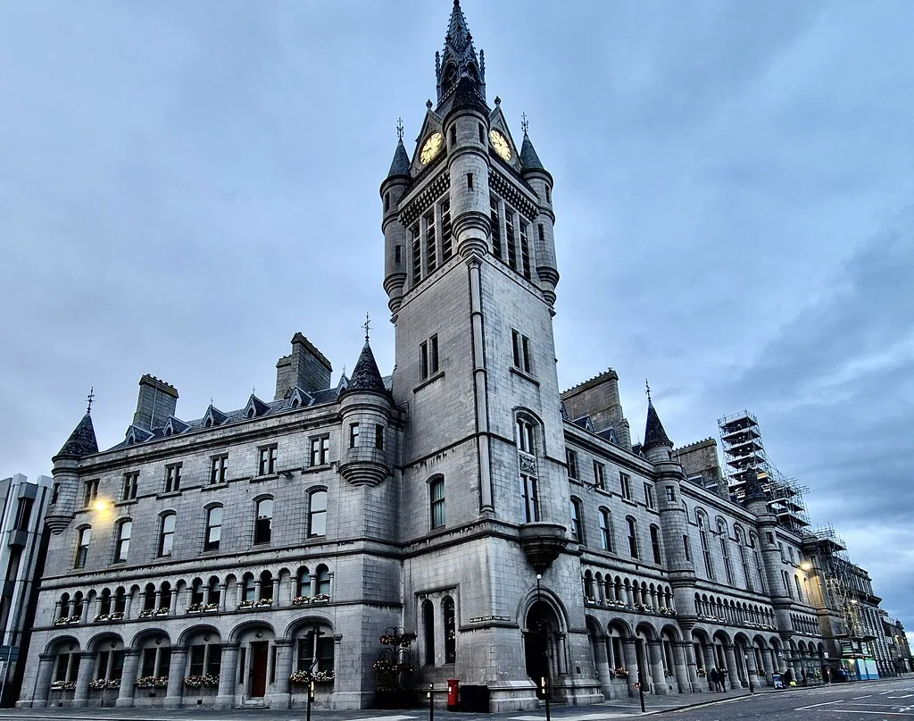 Aberdeen Town House on Union Street, Aberdeen.