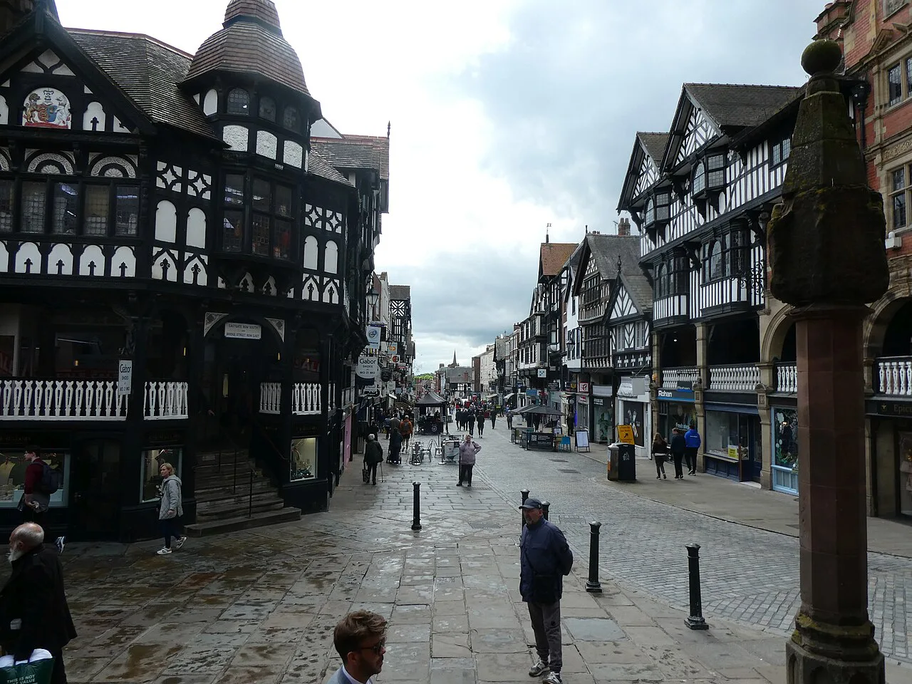 The Rows on Bridge Street, Chester.