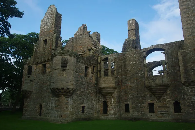 The ruined Earl's Palace in Kirkwall.