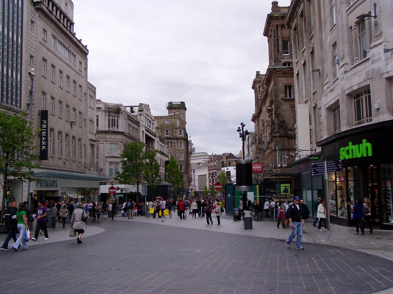 Church Street in Liverpool city centre.