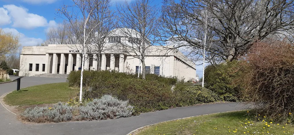 The Palace of Arts building in Exhibition Park, Newcastle.