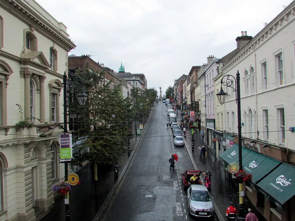 Shipquay Street in Derry.