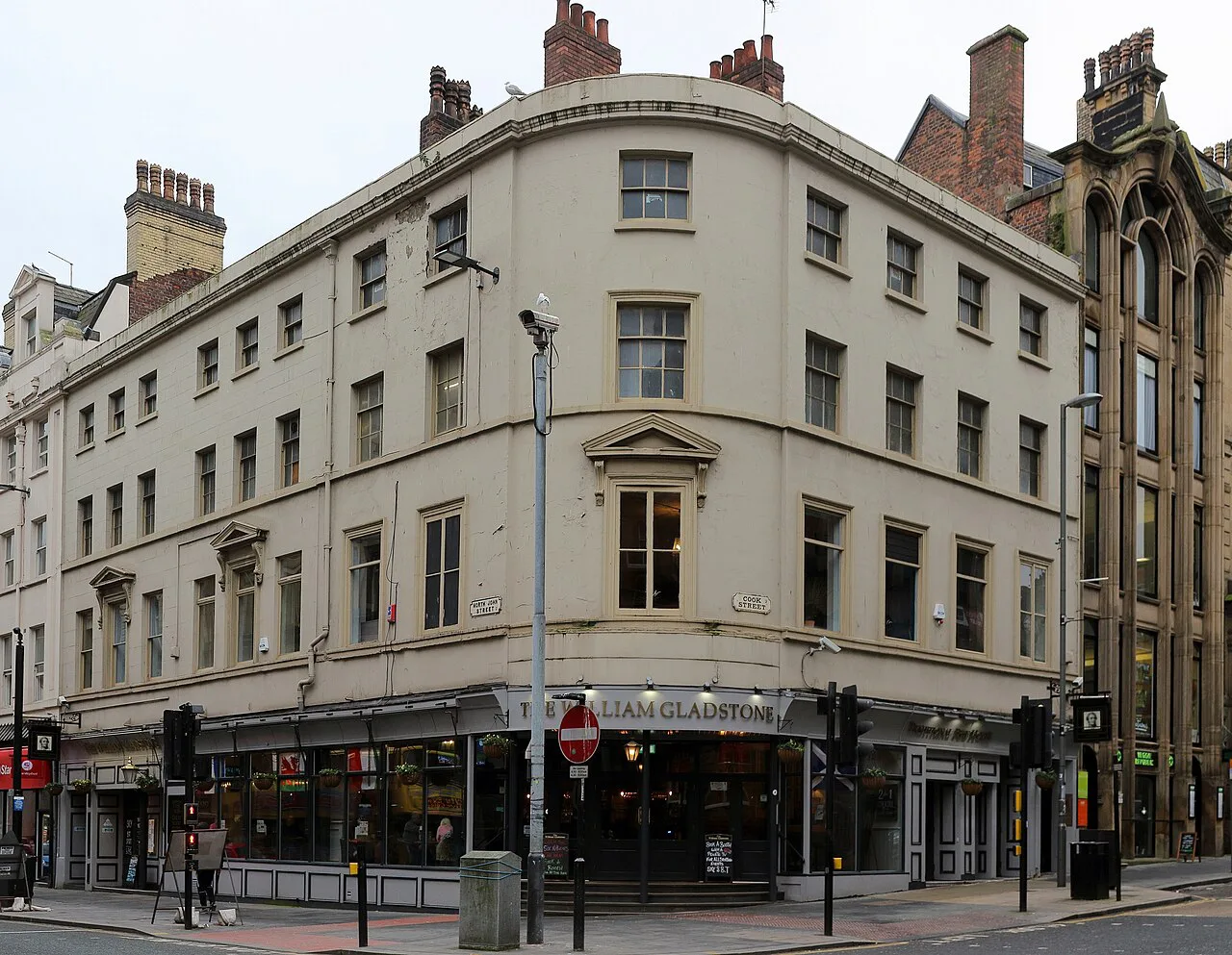 The listed building at 18-22 North John Street, Liverpool.
