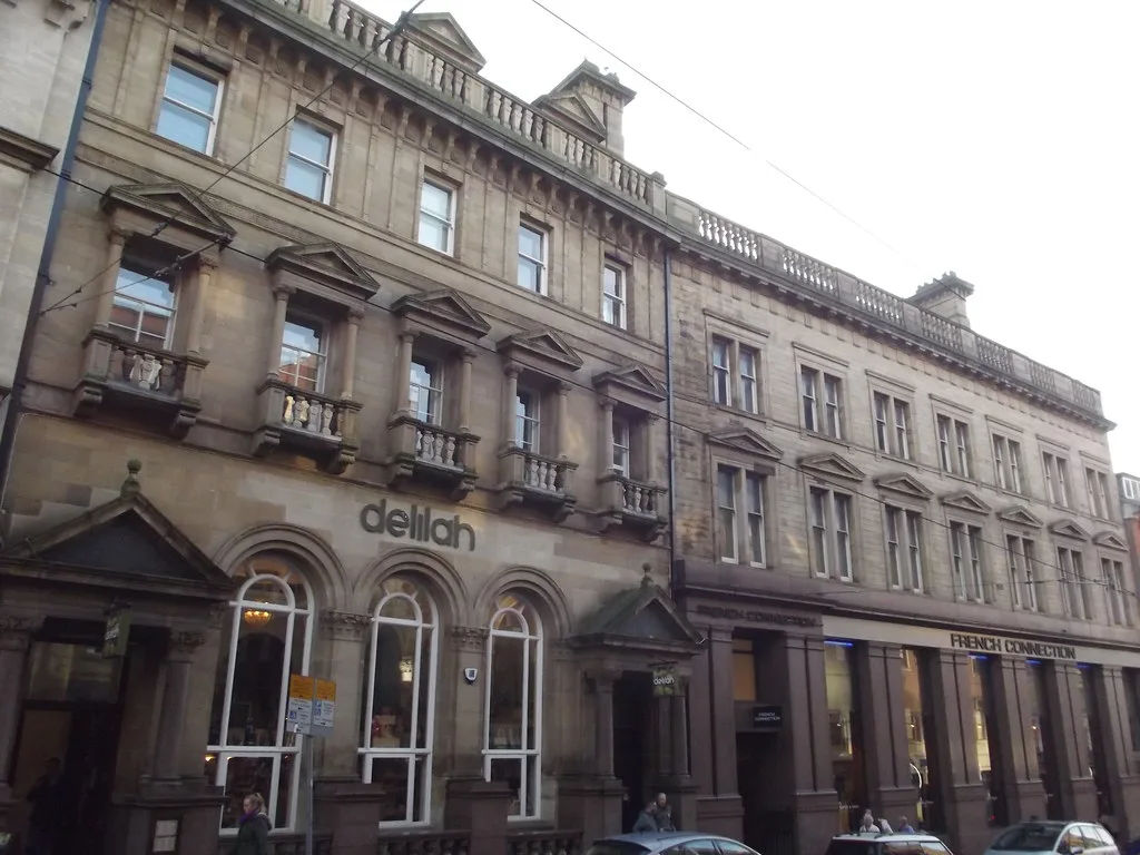 The Delilah deli building on Victoria Street, Nottingham.