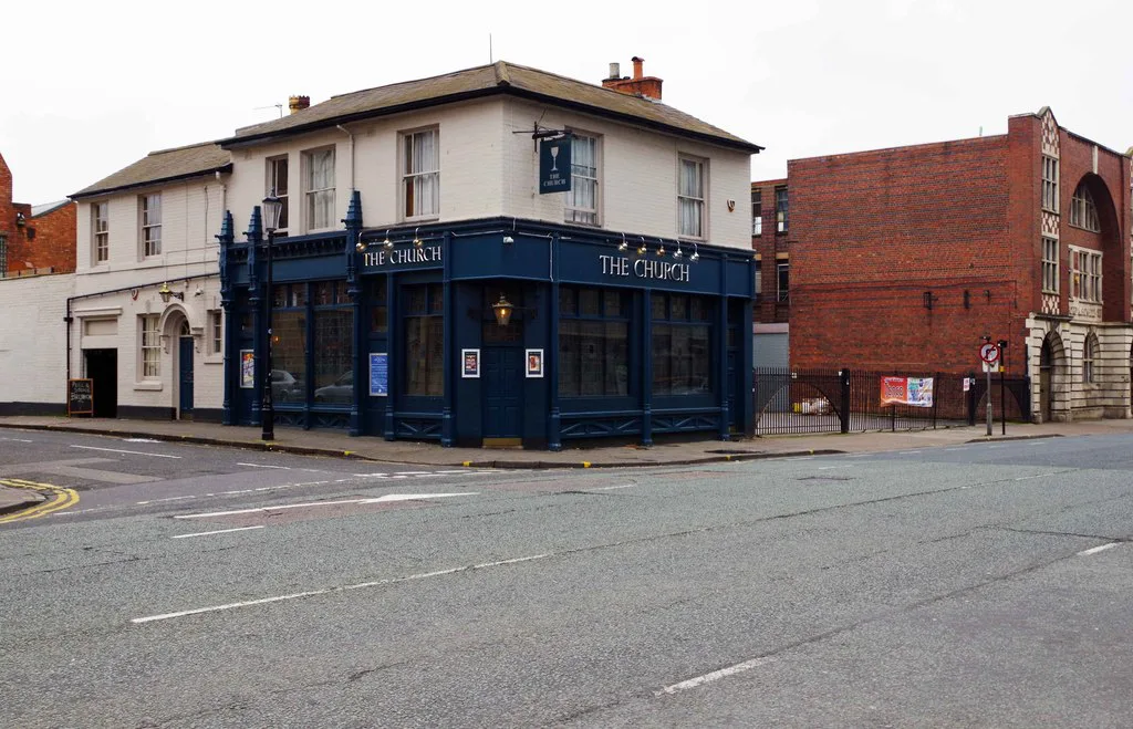 The Church pub on Great Hampton Street, Birmingham.