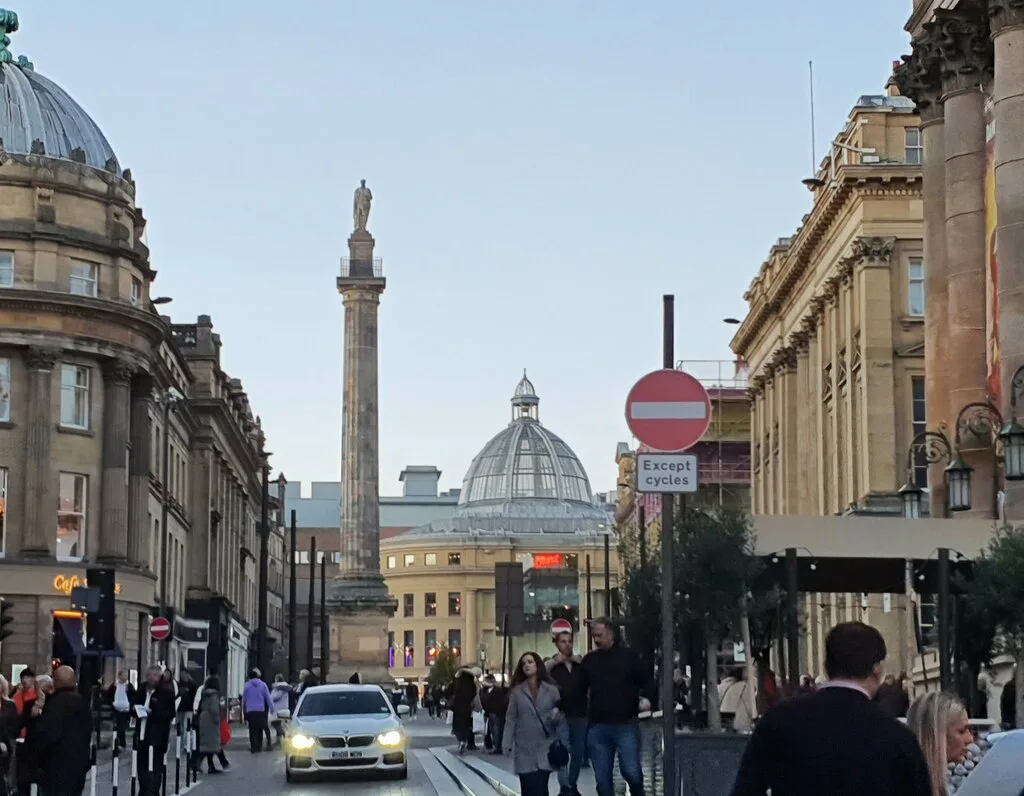 Grey Street and Grey's Monument, Newcastle upon Tyne.