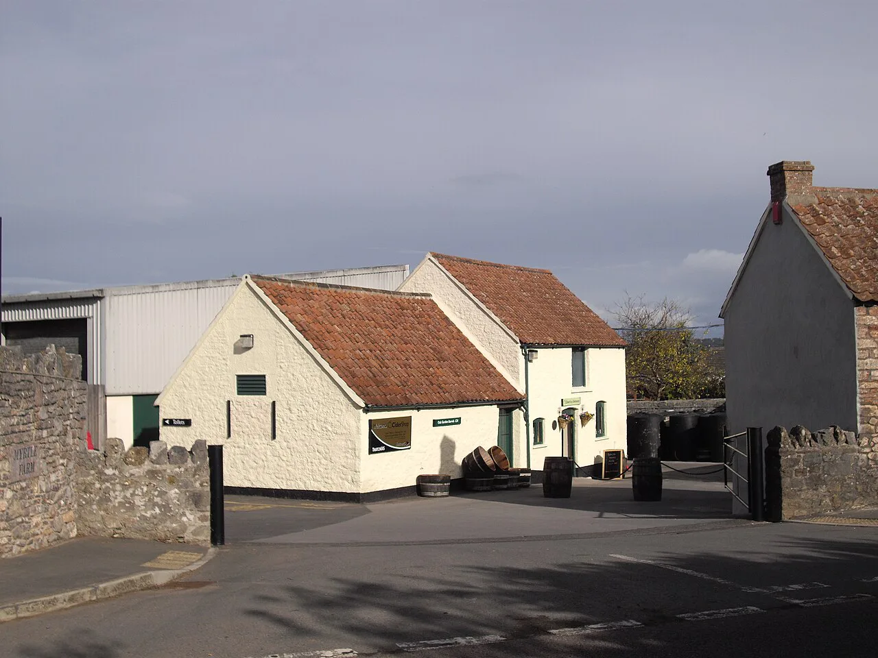 Thatcher's Cider Shop in Sandford, Somerset.