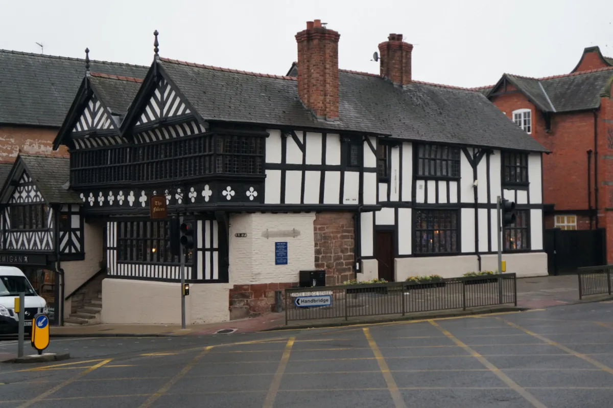 The Falcon on Lower Bridge Street, Chester.