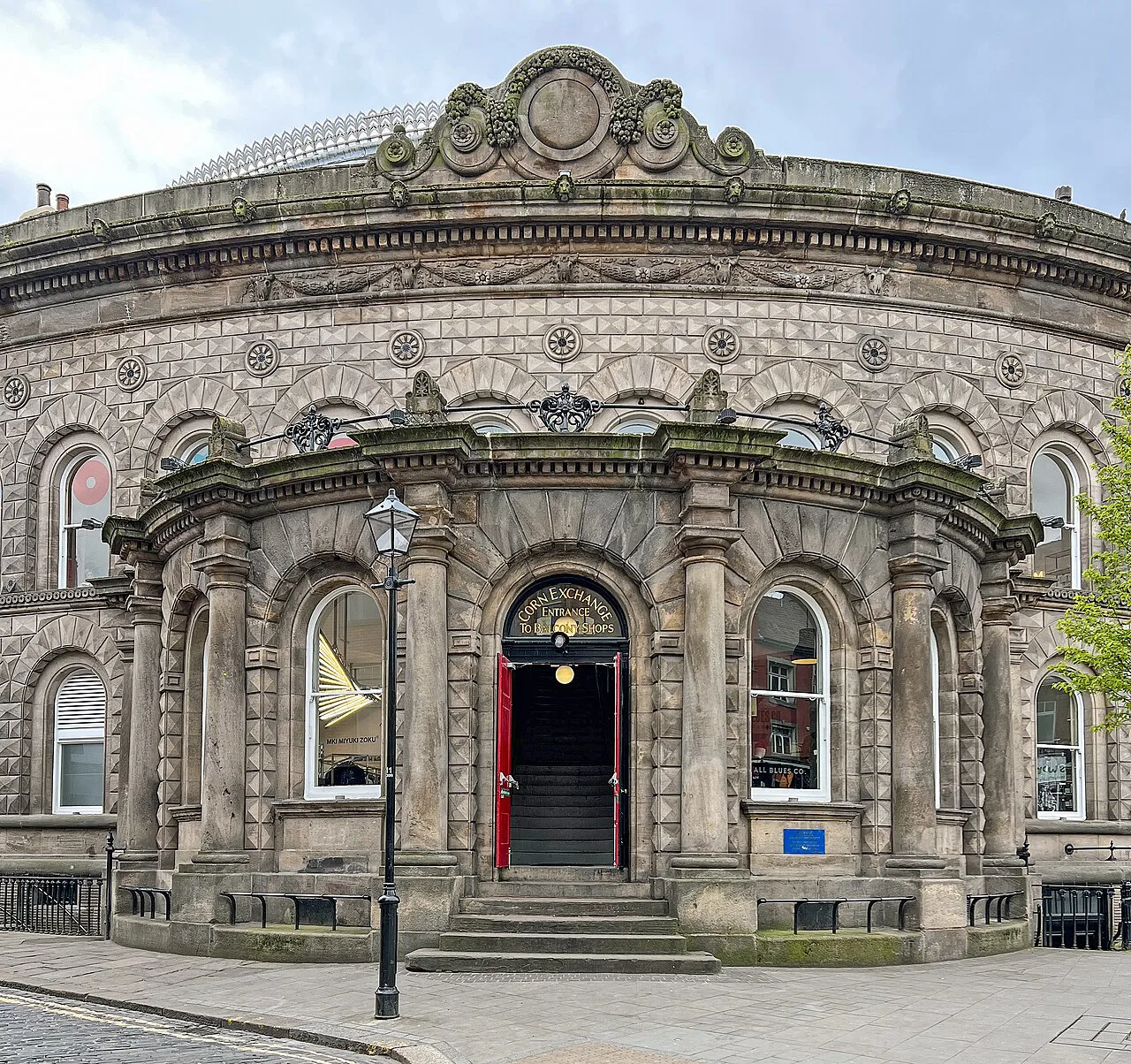 The domed exterior of the Corn Exchange, Leeds.