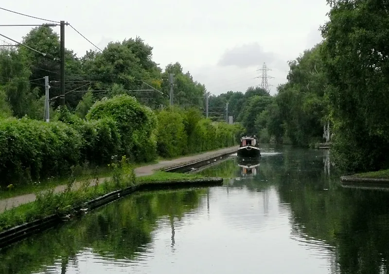 The Worcester and Birmingham Canal near Bournville, Birmingham.