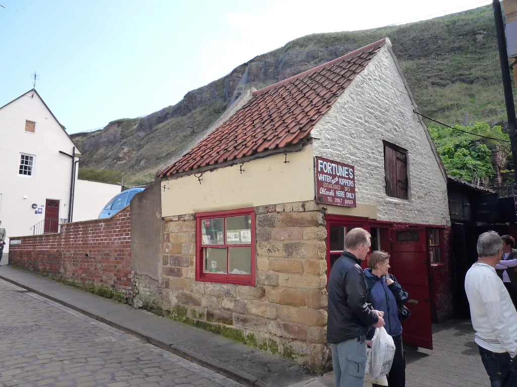 The Fortunes kipper smokehouse in Whitby.