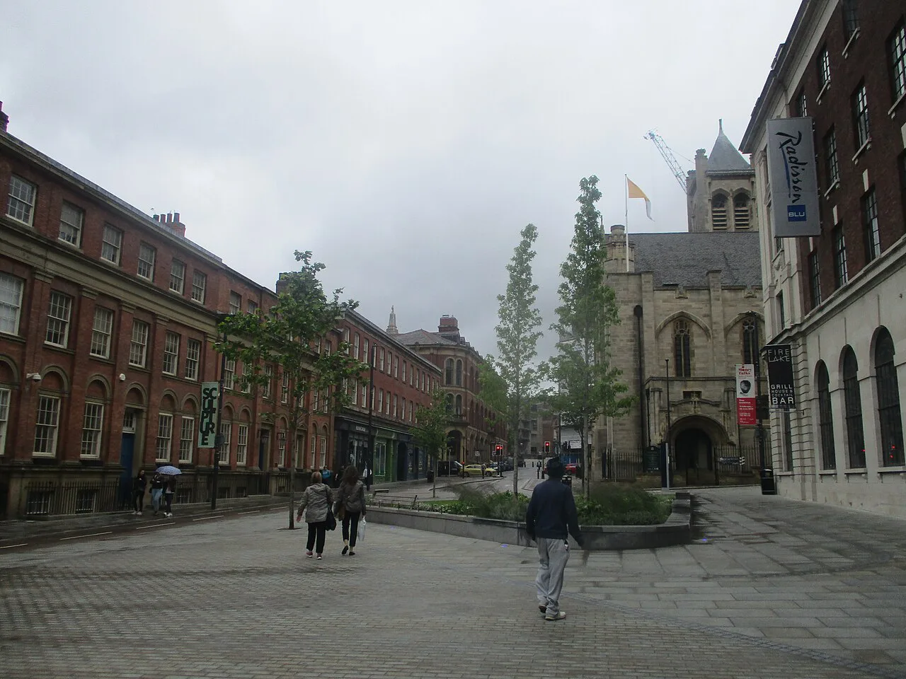 Cookridge Street in Leeds city centre.