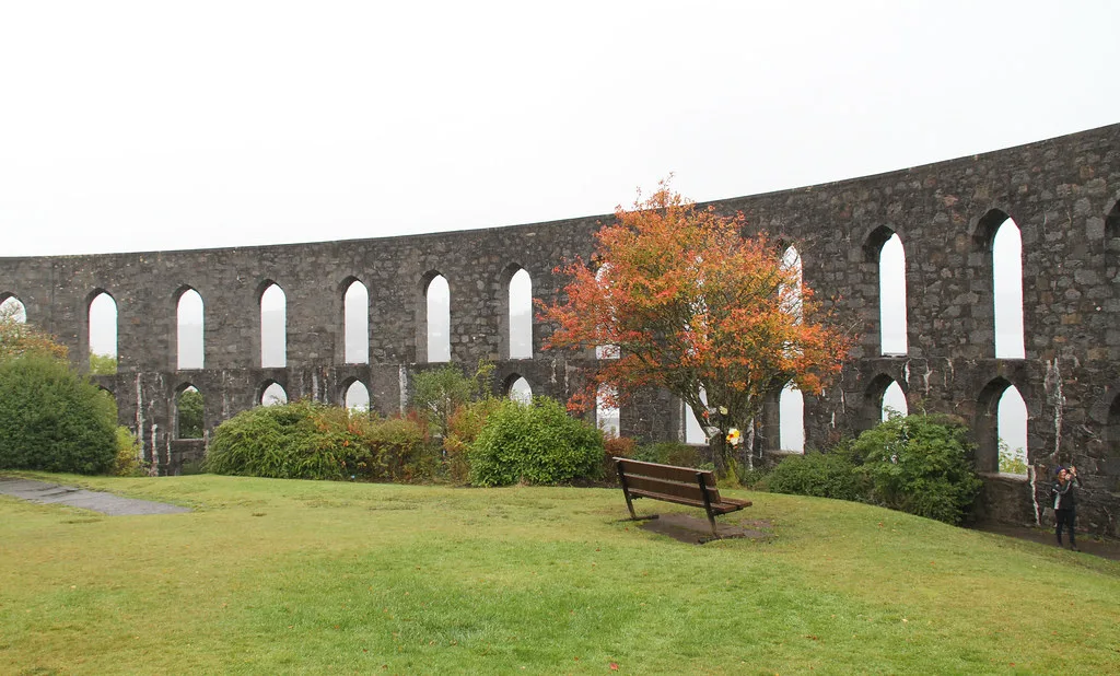 McCaig's Tower on the hill above Oban.