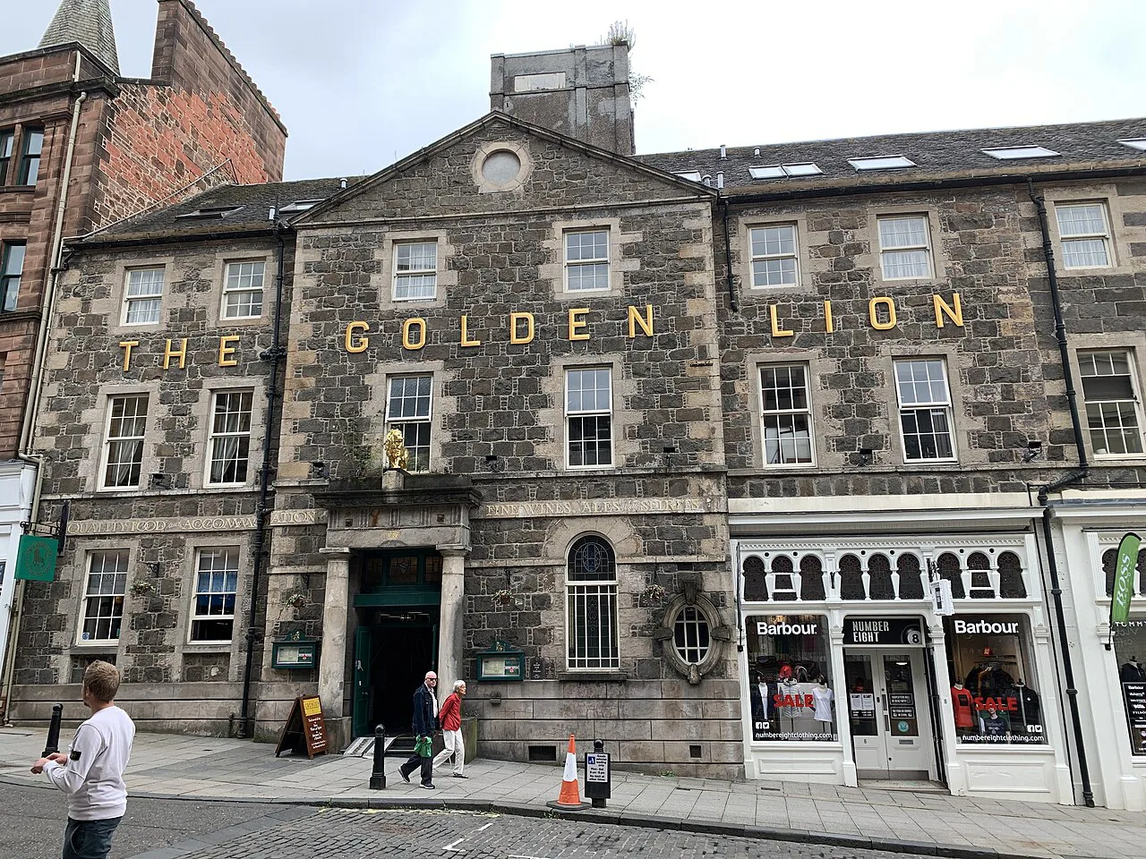 The Golden Lion Hotel on King Street, Stirling.
