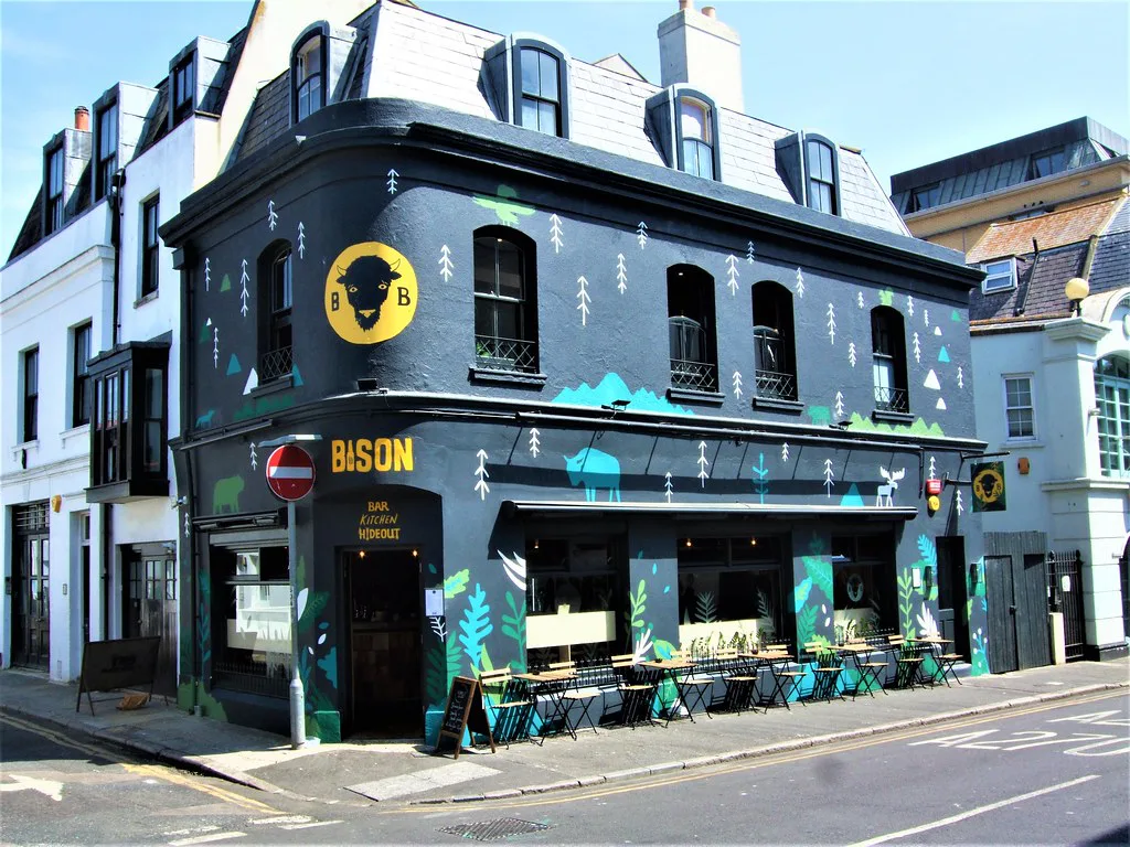 The Bison Bar in North Laine, Brighton.