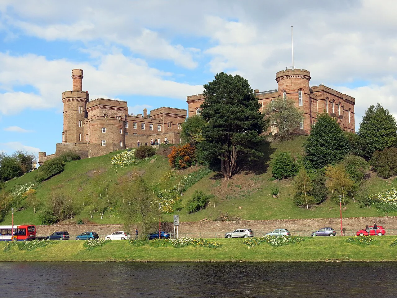 Inverness Castle above the River Ness.