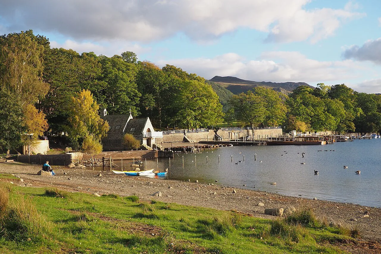 Crow Park on the shore of Derwentwater, Keswick.